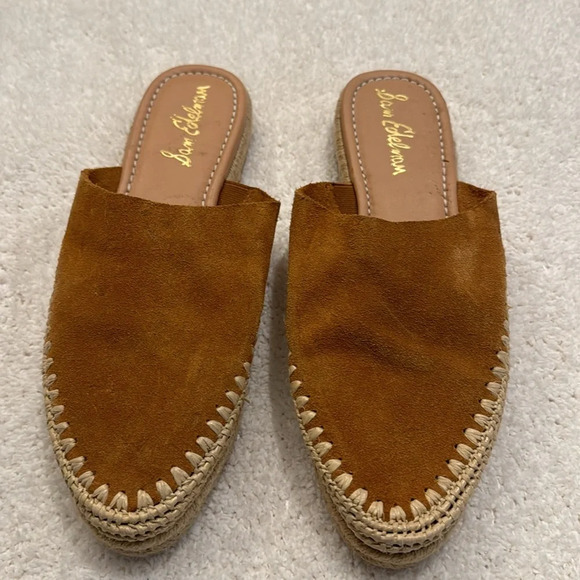 Sam Edelman Suede Espadrille Mules - Picture 2 of 7